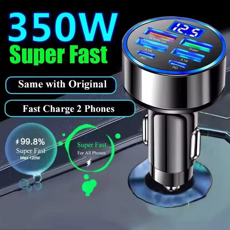 NovaHub 120W GaN Car Charger
