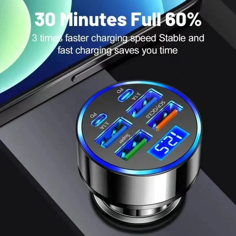 NovaHub 120W GaN Car Charger