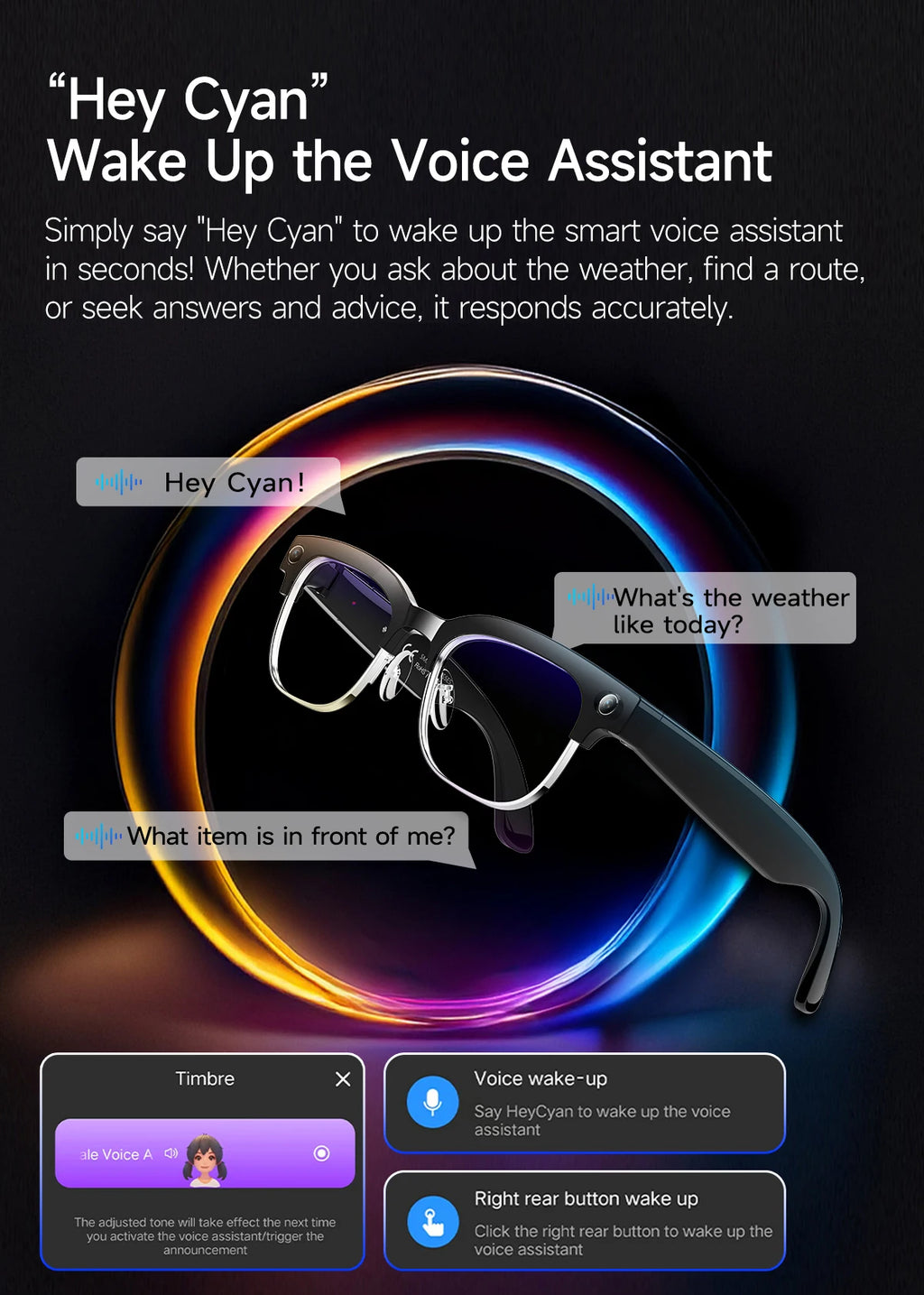 NovaHub AI Smart Glasses