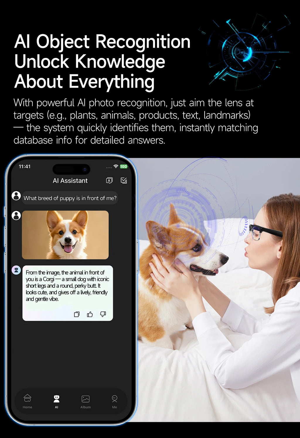 NovaHub AI Smart Glasses