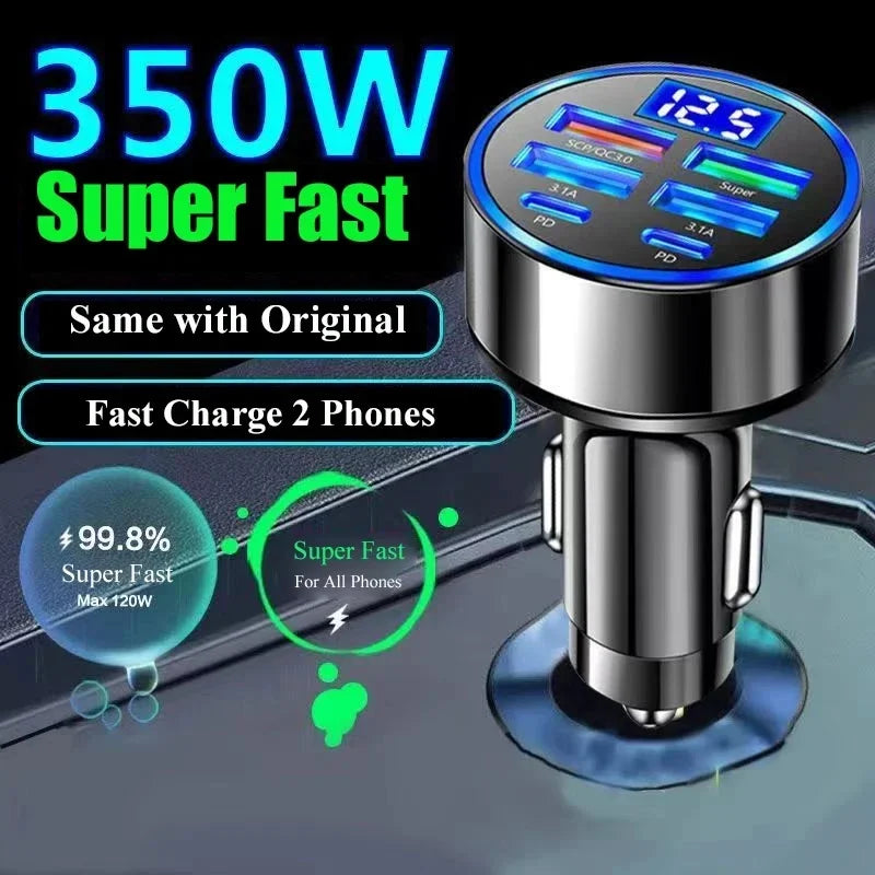 NovaHub 120W GaN Car Charger