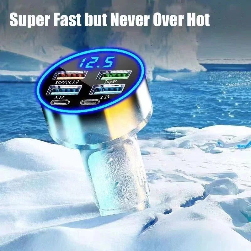 NovaHub 120W GaN Car Charger