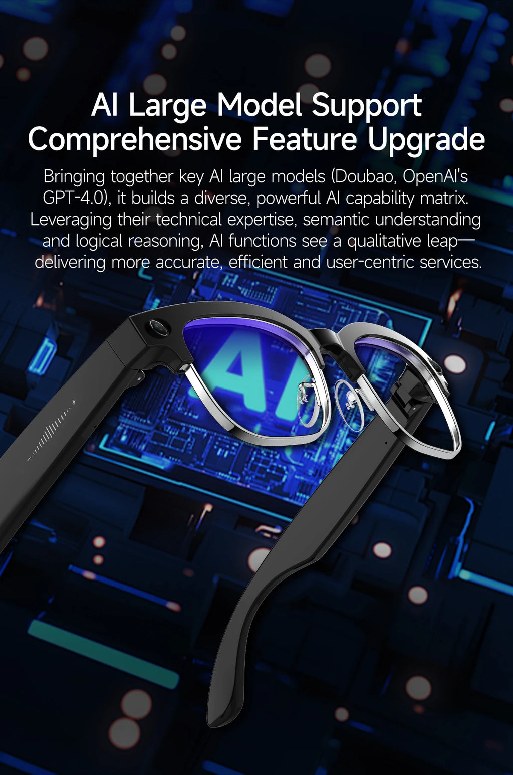 NovaHub AI Smart Glasses