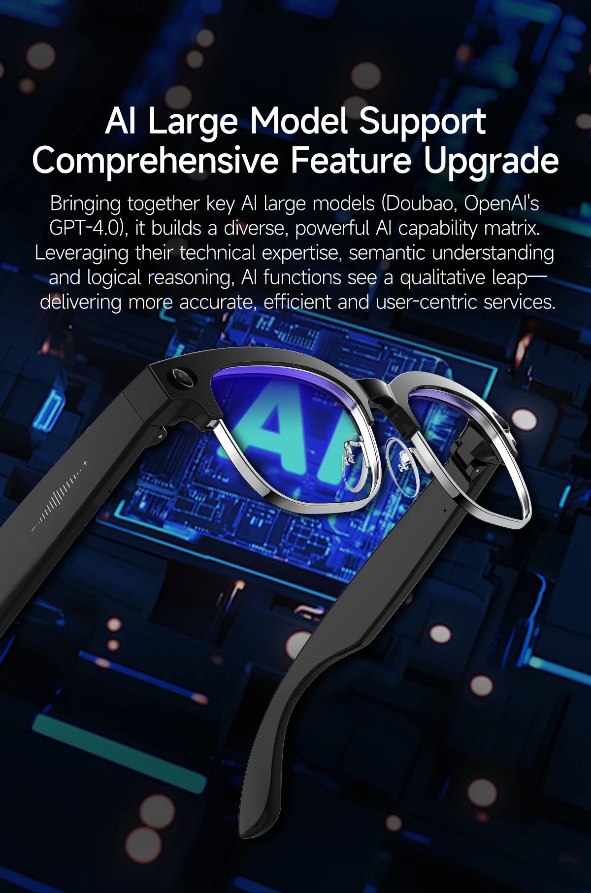 NovaHub AI Smart Glasses
