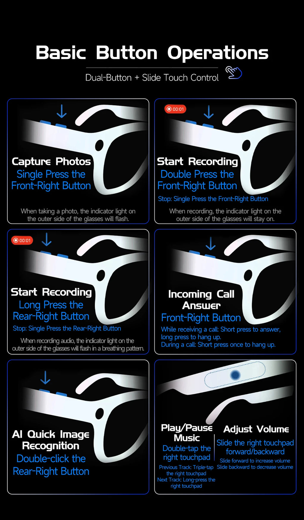 NovaHub AI Smart Glasses