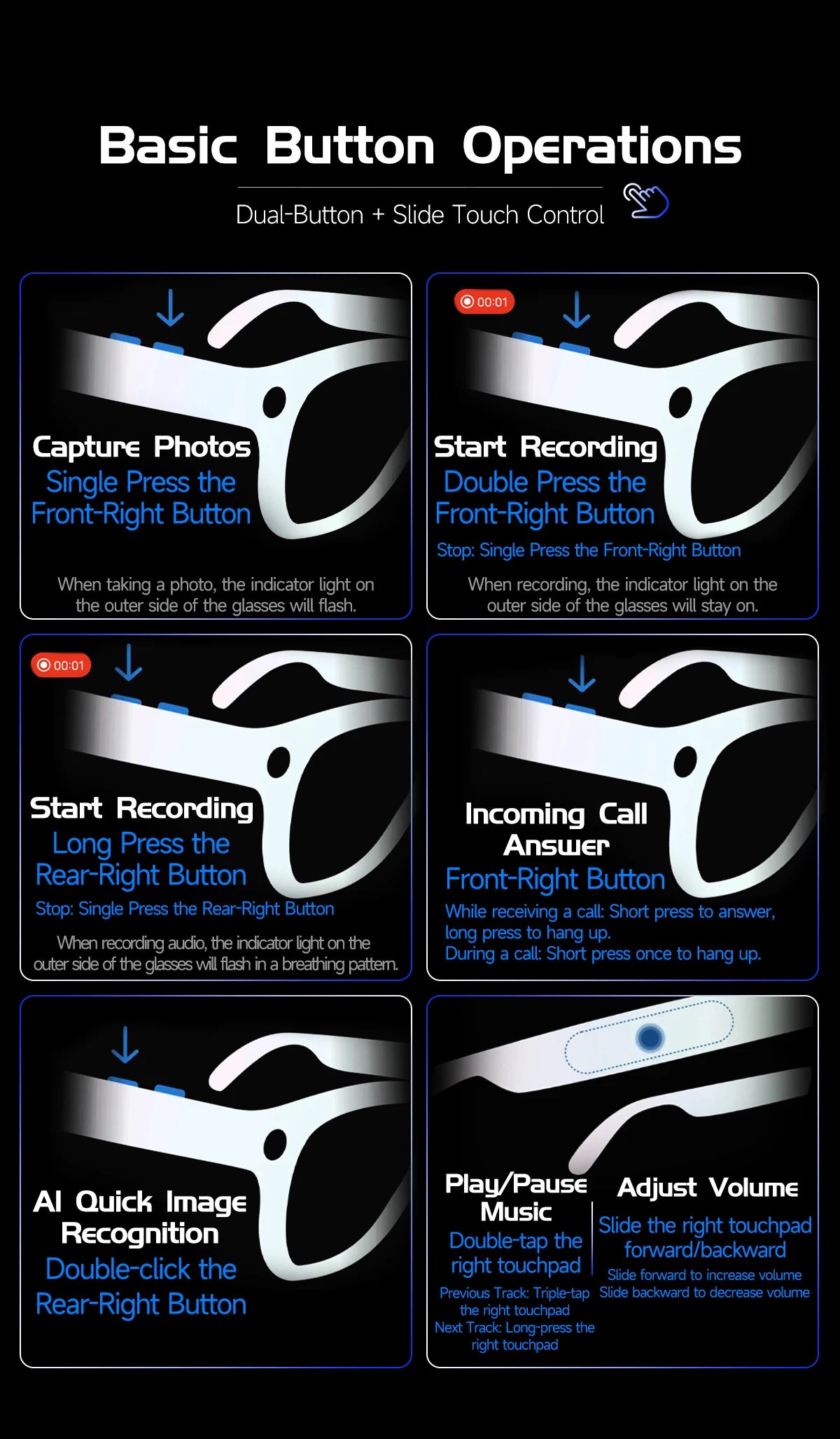 NovaHub AI Smart Glasses