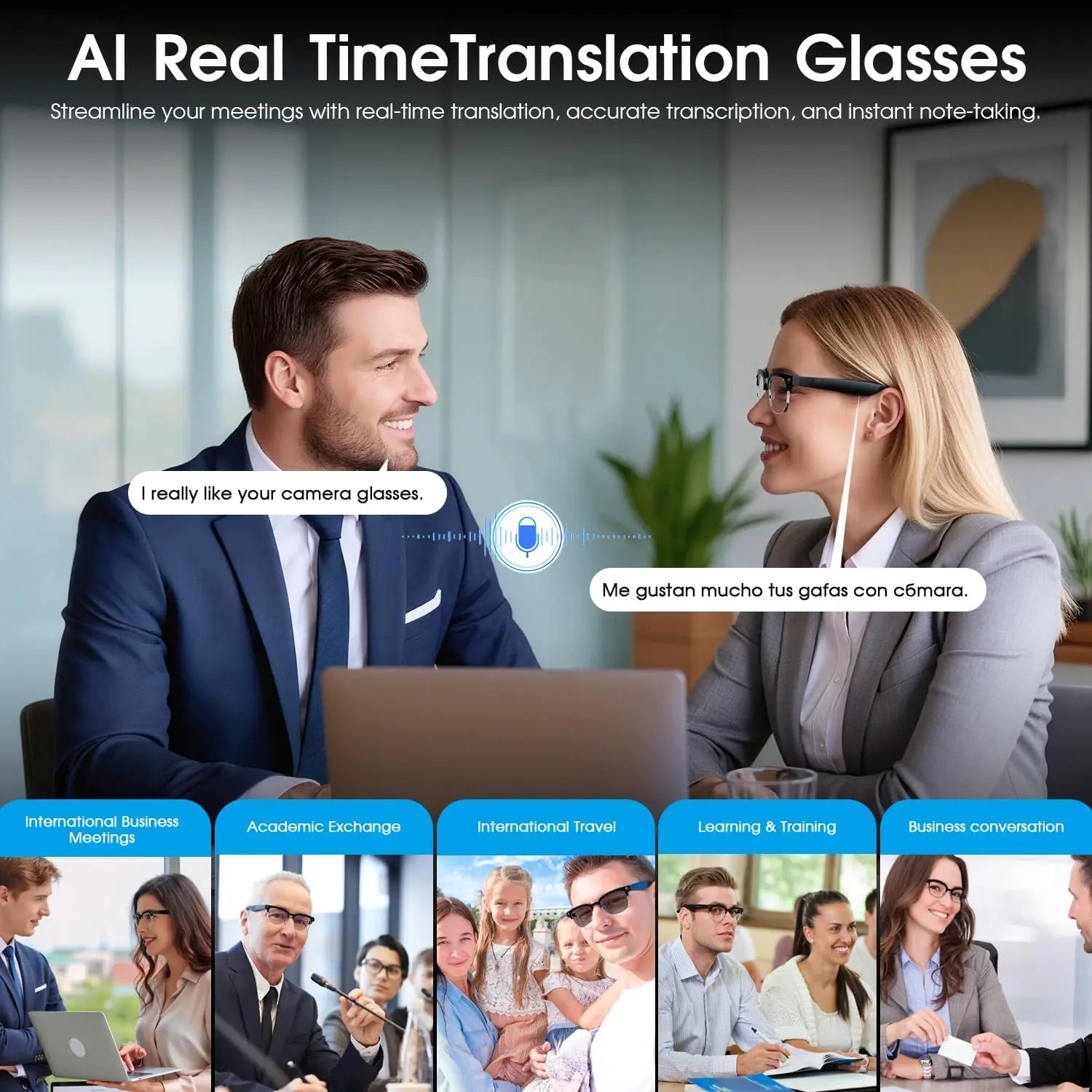 NovaHub AI Smart Glasses