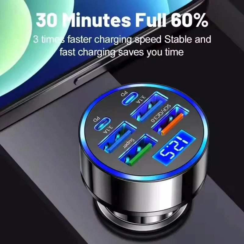 NovaHub 120W GaN Car Charger