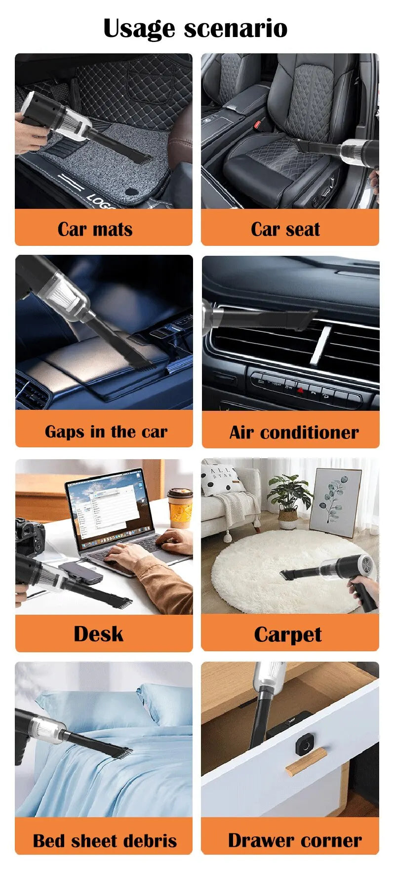 NovaHub Portable Car Vacuum