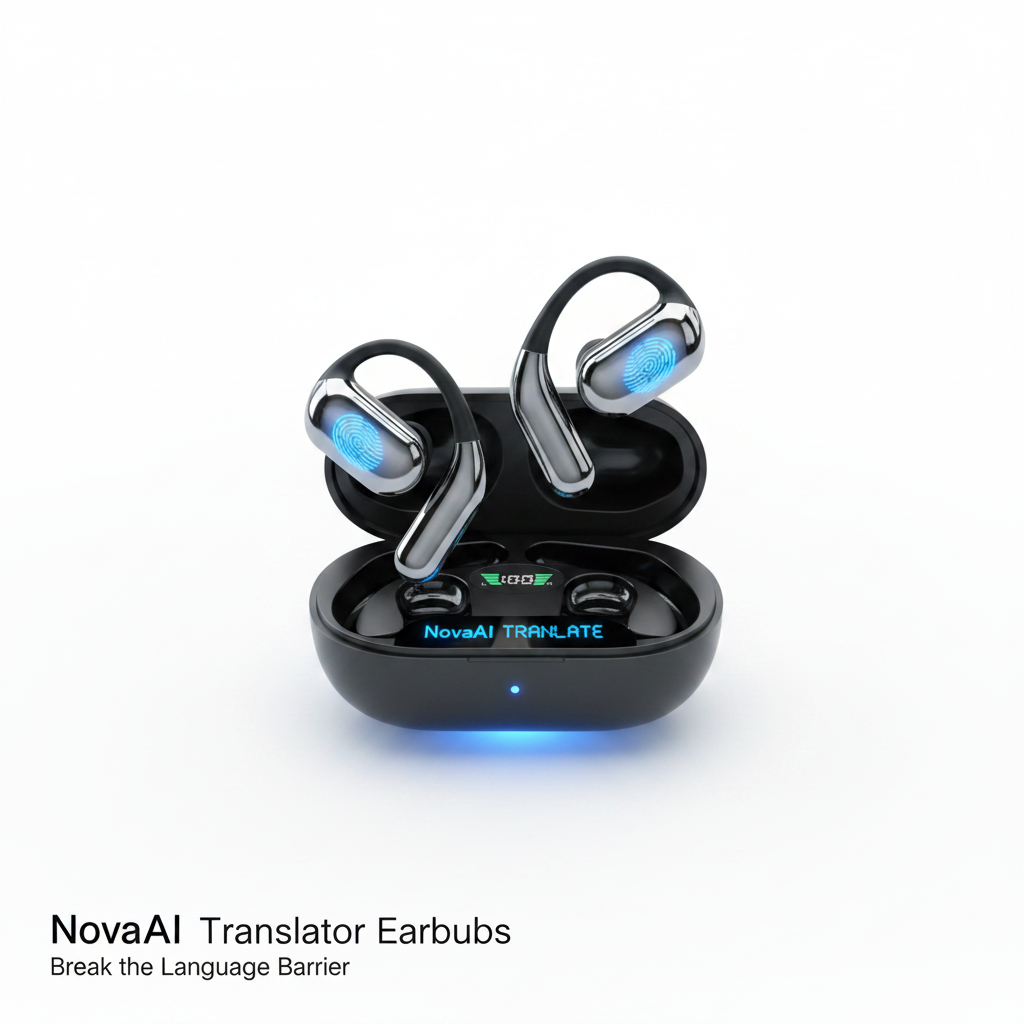 NovaAI Translator Earbuds