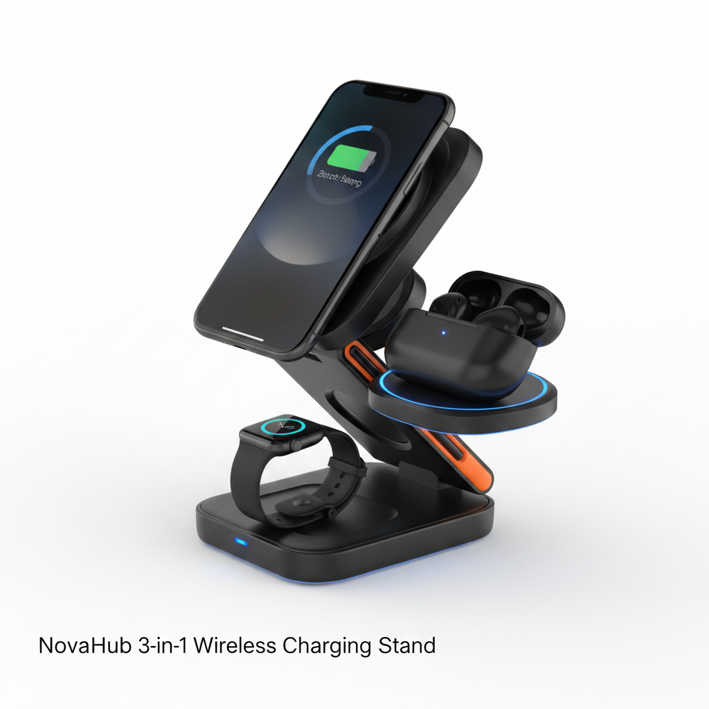 NovaHub 3-in-1 Charging Stand